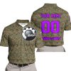 LIMITED EDITION PRODUCTS - US MARINE V1 - CAN AM RACING - CUSTOM NAME - PURPLE - POLO