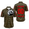 LIMITED EDITION PRODUCTS - US MARINE V1 - CAN AM RACING - CUSTOM NAME - RED - BUTTON SHIRT