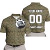 LIMITED EDITION PRODUCTS - US MARINE V1 - CAN AM RACING - CUSTOM NAME - WHITE - POLO