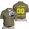LIMITED EDITION PRODUCTS - US MARINE V1 - CAN AM RACING - CUSTOM NAME - YELLOW - POLO
