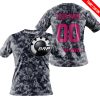 LIMITED EDITION PRODUCTS - US NAVY - CAN AM RACING - CUSTOM NAME - PINK 1 - T-SHIRT