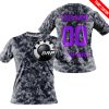 LIMITED EDITION PRODUCTS - US NAVY - CAN AM RACING - CUSTOM NAME - PURPLE - T - SHIRT