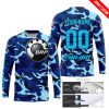 LIMITED EDITION PRODUCTS - US NAVY V1 - CAN AM RACING - CUSTOM NAME - SKY BLUE - JERSEY