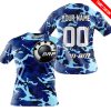 LIMITED EDITION PRODUCTS - US NAVY V1 - CAN AM RACING - CUSTOM NAME - WHITE - T-SHIRT