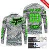 LIMITED EDITION PRODUCTS - US AIR PORCE - FOX RACING - CUSTOM NAME - GREEN - JERSEY
