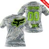 LIMITED EDITION PRODUCTS - US AIR PORCE - FOX RACING - CUSTOM NAME - GREEN 1 - T-SHIRT