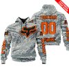 LIMITED EDITION PRODUCTS - US AIR PORCE - FOX RACING - CUSTOM NAME - ORANGE