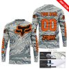 LIMITED EDITION PRODUCTS - US AIR PORCE - FOX RACING - CUSTOM NAME - ORANGE  - JERSEY