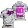 LIMITED EDITION PRODUCTS - US AIR PORCE - FOX RACING - CUSTOM NAME - PINK - POLO SHIRT