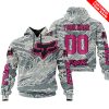 LIMITED EDITION PRODUCTS - US AIR PORCE - FOX RACING - CUSTOM NAME - PINK 1
