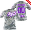 LIMITED EDITION PRODUCTS - US AIR PORCE - FOX RACING - CUSTOM NAME - PURPLE - T-SHIRT