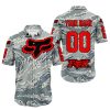 LIMITED EDITION PRODUCTS - US AIR PORCE - FOX RACING - CUSTOM NAME - RED - BUTTON SHIRT