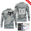 LIMITED EDITION PRODUCTS - US AIR PORCE - FOX RACING - CUSTOM NAME - WHITE - JERSEY