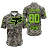LIMITED EDITION PRODUCTS - US ARMY - FOX RACING - CUSTOM NAME - GREEN 1 - BUTTON SHIRT