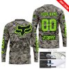 LIMITED EDITION PRODUCTS - US ARMY - FOX RACING - CUSTOM NAME - GREEN 1 - JERSEY