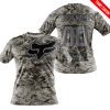 LIMITED EDITION PRODUCTS - US ARMY - FOX RACING - CUSTOM NAME - GREY - T-SHIRT
