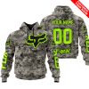 LIMITED EDITION PRODUCTS - US ARMY - FOX RACING - CUSTOM NAME - NEON