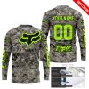 LIMITED EDITION PRODUCTS - US ARMY - FOX RACING - CUSTOM NAME - NEON - JERSEY
