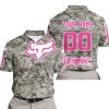 LIMITED EDITION PRODUCTS - US ARMY - FOX RACING - CUSTOM NAME - PINK 1 - POLO SHIRT