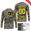 LIMITED EDITION PRODUCTS - US ARMY - FOX RACING - CUSTOM NAME - YELLOW - JERSEY