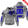 LIMITED EDITION PRODUCTS - US ARMY V1 - FOX RACING - CUSTOM NAME - BLUE