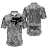 LIMITED EDITION PRODUCTS - US ARMY V1 - FOX RACING - CUSTOM NAME - GREY - BUTTON SHIRT