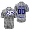 LIMITED EDITION PRODUCTS - US ARMY V1 - FOX RACING - CUSTOM NAME - NAVY - BUTTON SHIRT