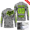 LIMITED EDITION PRODUCTS - US ARMY V1 - FOX RACING - CUSTOM NAME - NEON - JERSEY