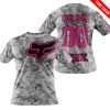 LIMITED EDITION PRODUCTS - US ARMY V1 - FOX RACING - CUSTOM NAME - PINK 1 - T-SHIRT
