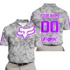 LIMITED EDITION PRODUCTS - US ARMY V1 - FOX RACING - CUSTOM NAME - PURPLE - POLO SHIRT