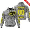 LIMITED EDITION PRODUCTS - US ARMY V1 - FOX RACING - CUSTOM NAME - YELLOW