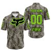LIMITED EDITION PRODUCTS - US ARMY V2 - FOX RACING - CUSTOM NAME - GREEN 1 - BUTTON SHIRT