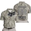 LIMITED EDITION PRODUCTS - US ARMY V2 - FOX RACING - CUSTOM NAME - GREY - POLO SHIRT
