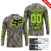 LIMITED EDITION PRODUCTS - US ARMY V2 - FOX RACING - CUSTOM NAME - NEON -  JERSEY
