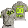 LIMITED EDITION PRODUCTS - US ARMY V2 - FOX RACING - CUSTOM NAME - NEON - POLO SHIRT