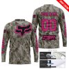LIMITED EDITION PRODUCTS - US ARMY V2 - FOX RACING - CUSTOM NAME - PINK 1 - JERSEY