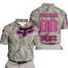 LIMITED EDITION PRODUCTS - US ARMY V2 - FOX RACING - CUSTOM NAME - PINK 1 - POLO SHIRT