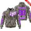 LIMITED EDITION PRODUCTS - US ARMY V2 - FOX RACING - CUSTOM NAME - PURPLE