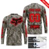 LIMITED EDITION PRODUCTS - US ARMY V2 - FOX RACING - CUSTOM NAME - RED - JERSEY