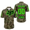 LIMITED EDITION PRODUCTS - US ARMY V3 - FOX RACING - CUSTOM NAME - GREEN - BUTTON SHIRT