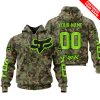 LIMITED EDITION PRODUCTS - US ARMY V3 - FOX RACING - CUSTOM NAME - GREEN 1