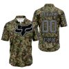 LIMITED EDITION PRODUCTS - US ARMY V3 - FOX RACING - CUSTOM NAME - GREY - BUTTON SHIRT