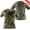 LIMITED EDITION PRODUCTS - US ARMY V3 - FOX RACING - CUSTOM NAME - GREY - T-SHIRT