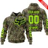 LIMITED EDITION PRODUCTS - US ARMY V3 - FOX RACING - CUSTOM NAME - NEON
