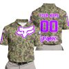 LIMITED EDITION PRODUCTS - US ARMY V3 - FOX RACING - CUSTOM NAME - PURPLE - POLO SHIRT