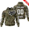 LIMITED EDITION PRODUCTS - US ARMY V3 - FOX RACING - CUSTOM NAME - WHITE