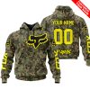 LIMITED EDITION PRODUCTS - US ARMY V3 - FOX RACING - CUSTOM NAME - YELLOW