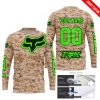 LIMITED EDITION PRODUCTS - US MARINE - FOX RACING - CUSTOM NAME - GREEN - JERSEY