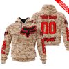 LIMITED EDITION PRODUCTS - US MARINE - FOX RACING - CUSTOM NAME - RED