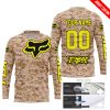 LIMITED EDITION PRODUCTS - US MARINE - FOX RACING - CUSTOM NAME - YELLOW - JERSEY